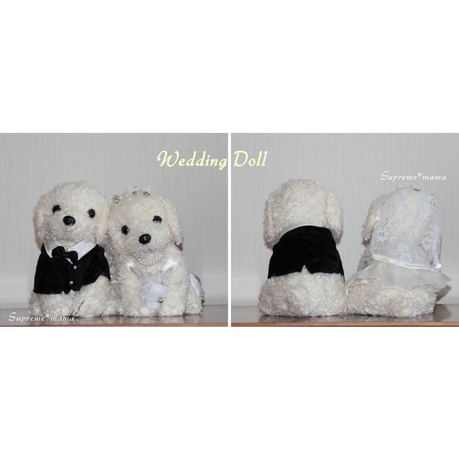 ウェディングドール ぬいぐるみ ウエルカム 犬 干支 Welcome Wedding