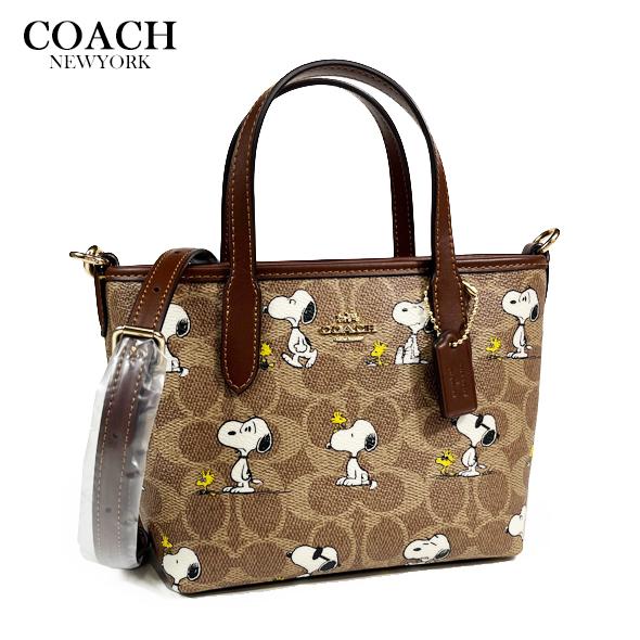 COACH（コーチ） COACH X PEANUTS スヌーピー コラボ ミニ トート
