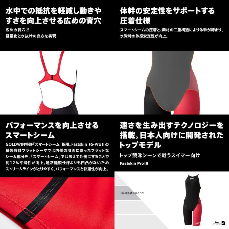 speedo（スピード） スピード(SPEEDO)女児用 競泳水着 Fastskin Pro