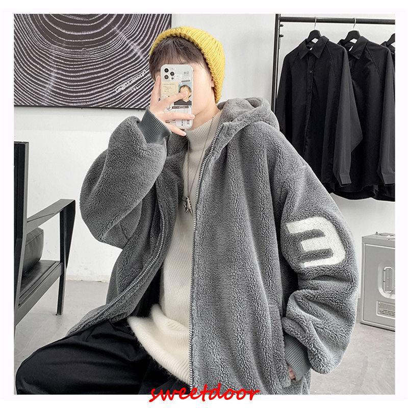 フリース メンズ ファッション ボア ウール 高級感 ゆったり 暖かい