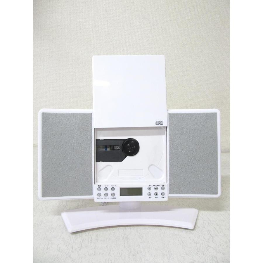 とうしょう 【在庫有・即納】壁掛けができる かんたんCDコンポ WM