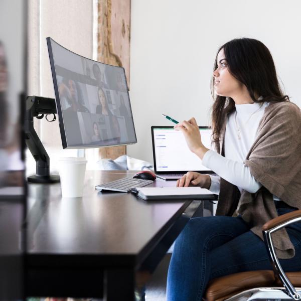 エルゴトロン（ergotron） HX デスクモニターアーム マットブラック 49