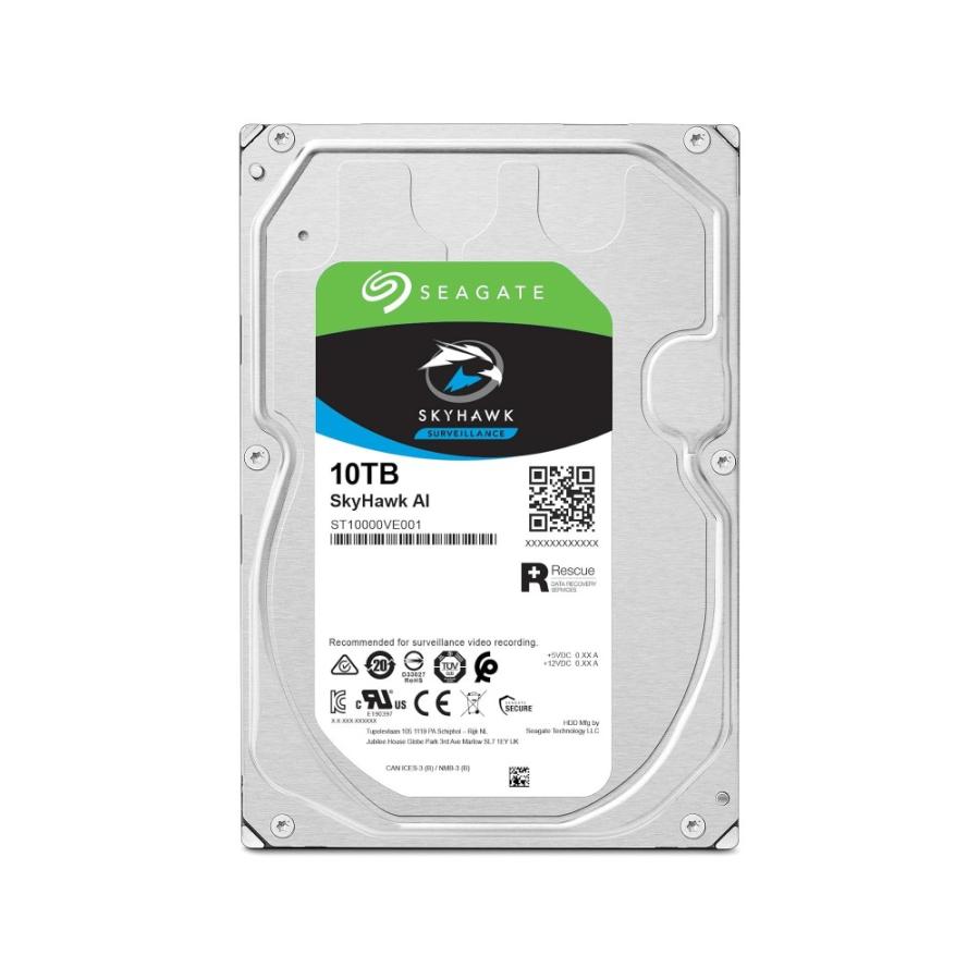 Seagate（シーゲイト） Skyhawk AI 3.5インチ 10TB 内蔵ハードディスク