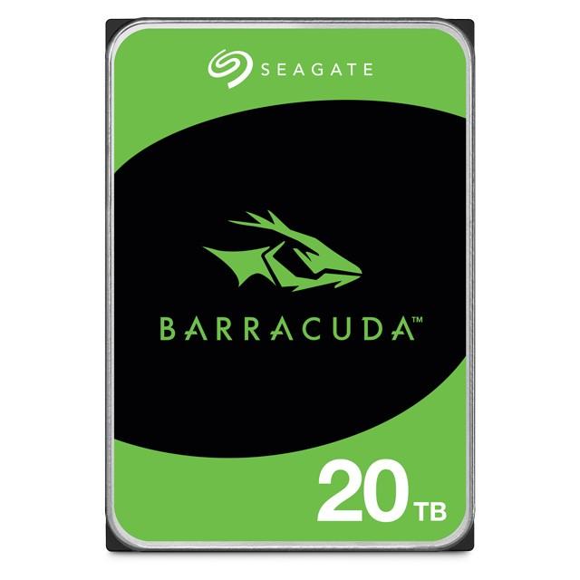 Seagate（シーゲイト） BarraCuda 3.5インチ 20TB 内蔵 ハードディスク