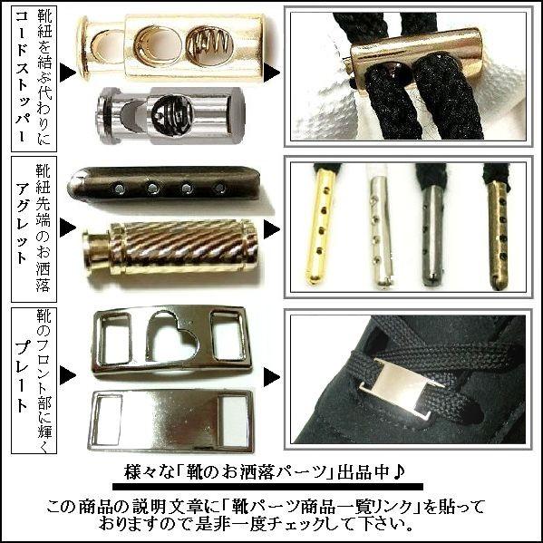 シューレース デュブレ 靴紐 プレート シューアクセ シューチャーム