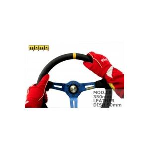 MOMO モモ ステアリング MOD 08 レザー ブルースポーク : 車楽院 Yahoo