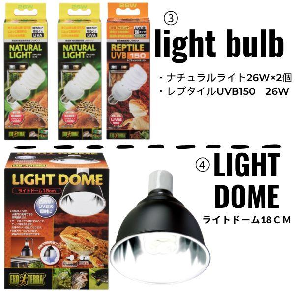 フトアゴヒゲトカゲリクガメ 飼育セット竹】初心者向け｜ケージ