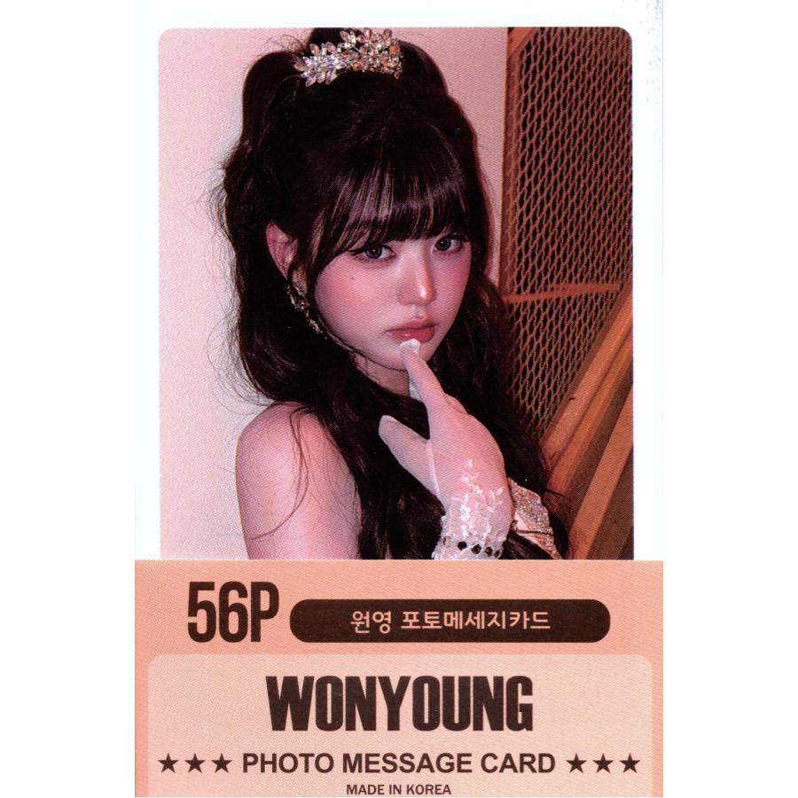 IVE ウォニョン グッズ フォトメッセージカード 56枚 トレカ カード