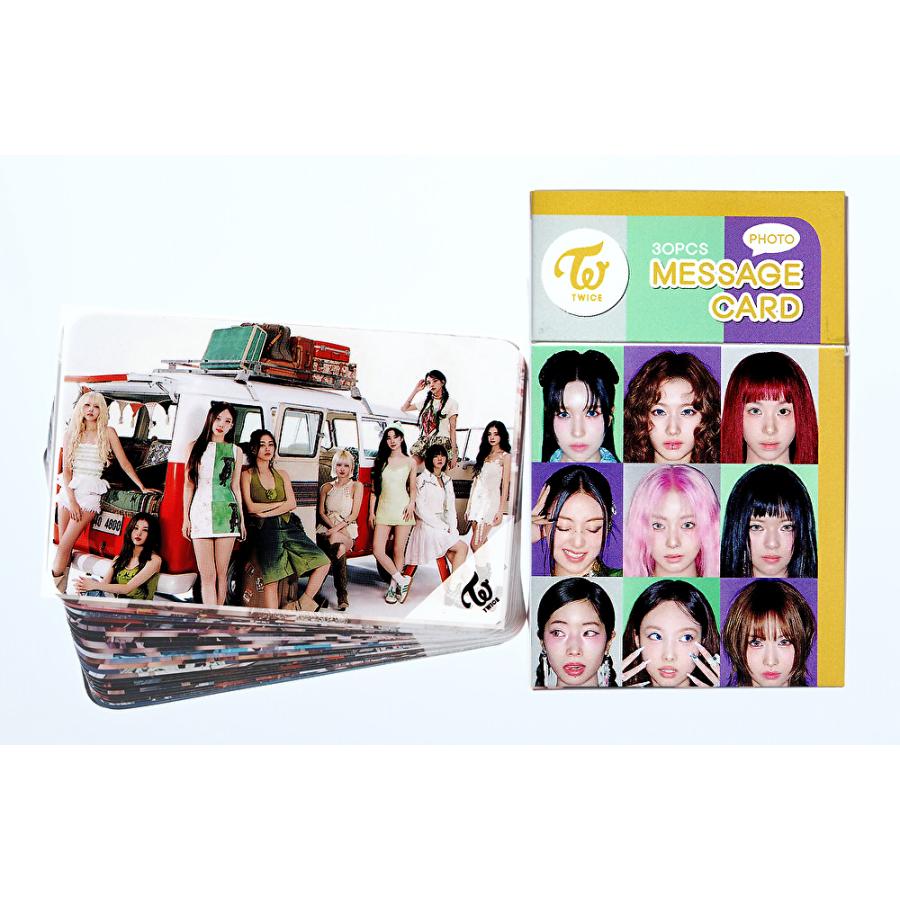 TWICE グッズ フォトメッセージカード （ブックマーク、タグ) 30枚