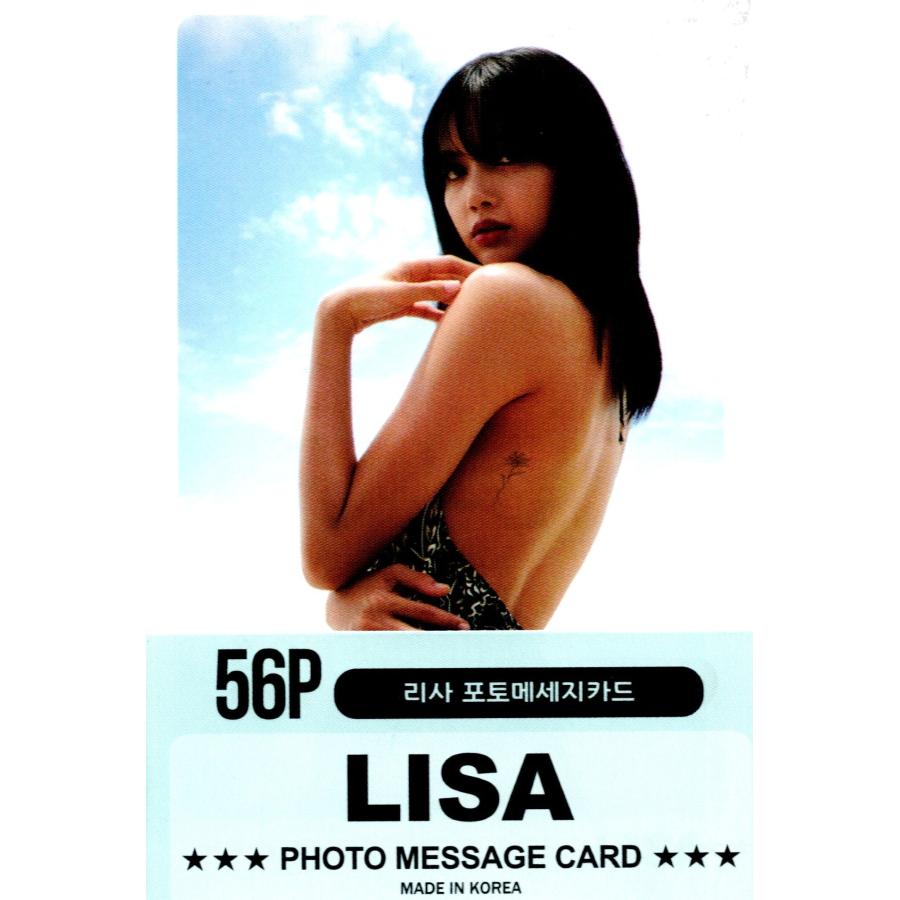 BLACKPINK ブラックピンク LISA リサ グッズ フォトメッセージカード