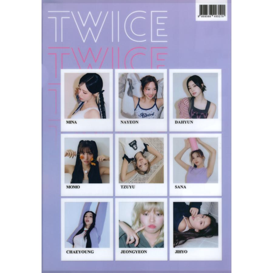 TWICE グッズ グラフィック クリアファイル A4サイズ Ver.1 K-POP