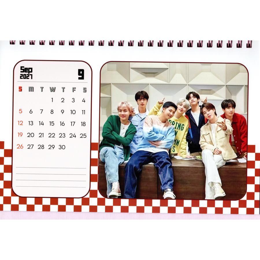 BTS グッズ 卓上 カレンダー (写真集) 2026~2027年 (2年分) +