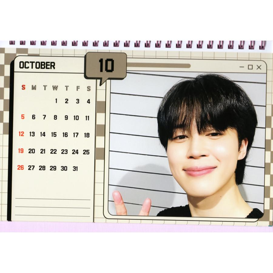 BTS ジミン グッズ 卓上 カレンダー (写真集 カレンダー) 2025~2026年
