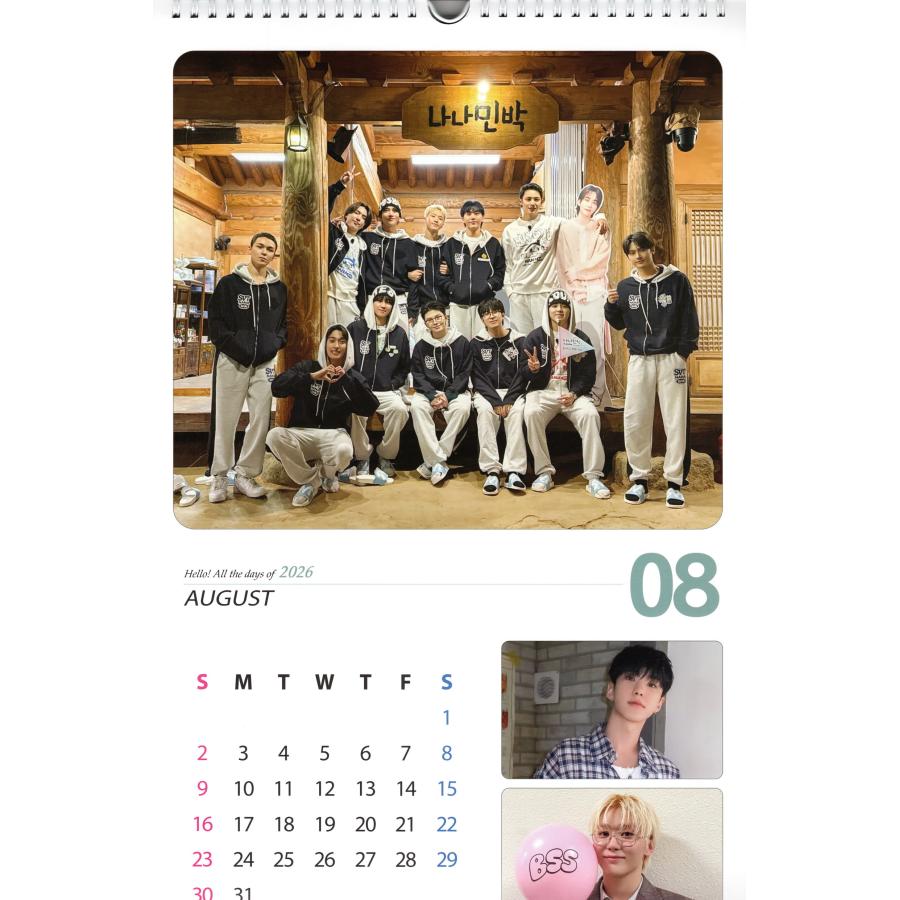 SEVENTEEN セブンティーン グッズ 大判 壁掛け カレンダー 2026年 (令