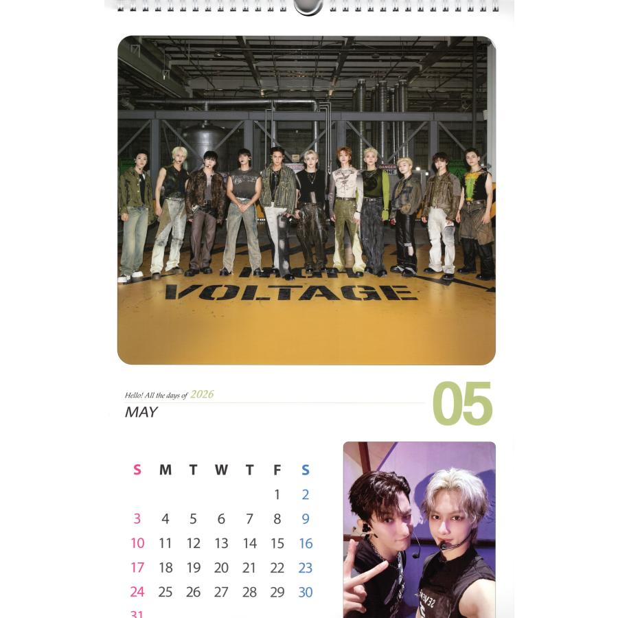 SEVENTEEN セブンティーン グッズ 大判 壁掛け カレンダー 2026年 (令