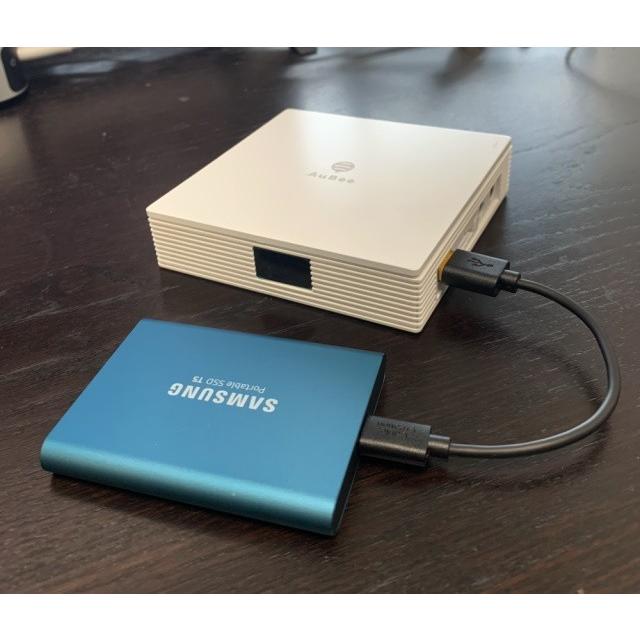 AuBee AUB-100(黒) 第二世代 手のひらサイズ 地デジ BS/CS フル