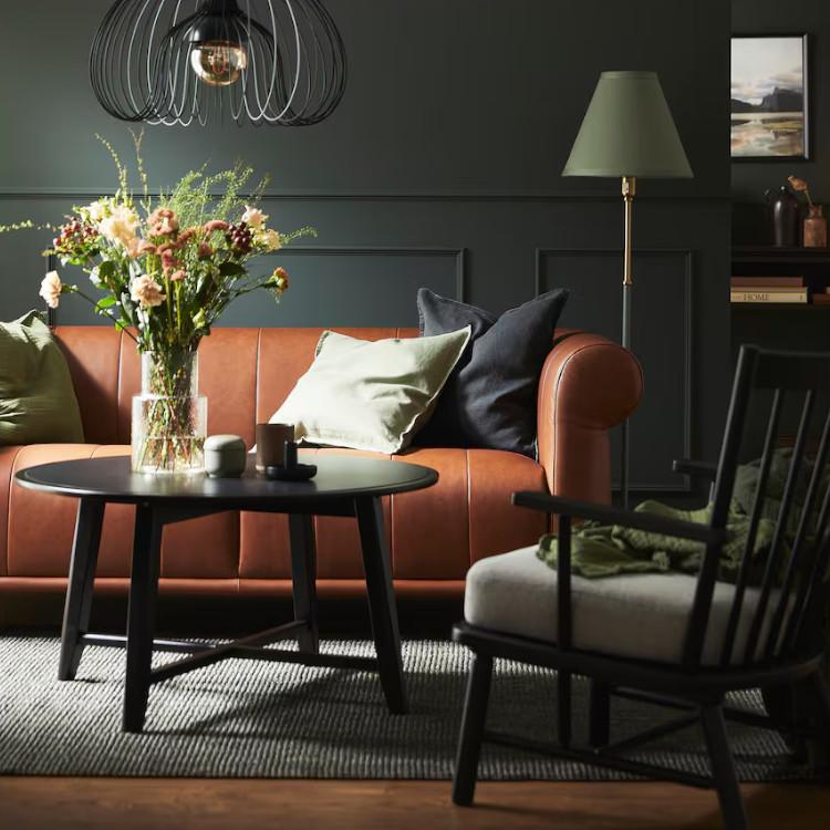 イケア（IKEA） IKEA - - LANDBANA -ランドゥバナ- ラグ 平織り ダーク