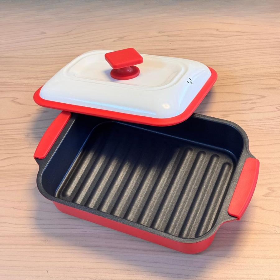 ヒロ・コーポレーション 電子レンジ専用調理器 深型 魚焼き 焼き魚