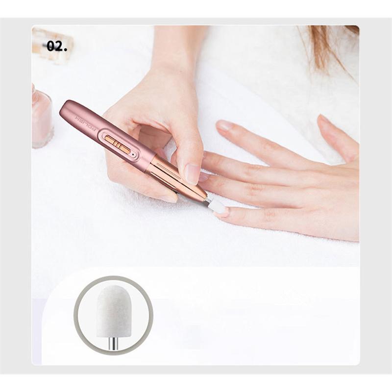 ネイルマシン ネイルポリッシャー 電動 ネイルポリッシュ ビット付き