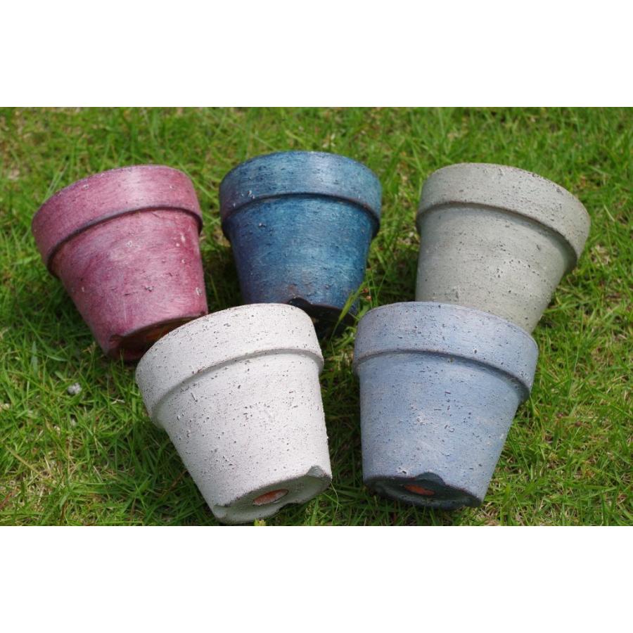 ハンドメイド 多肉植物寄せ植えに リメイク鉢 全5色セット