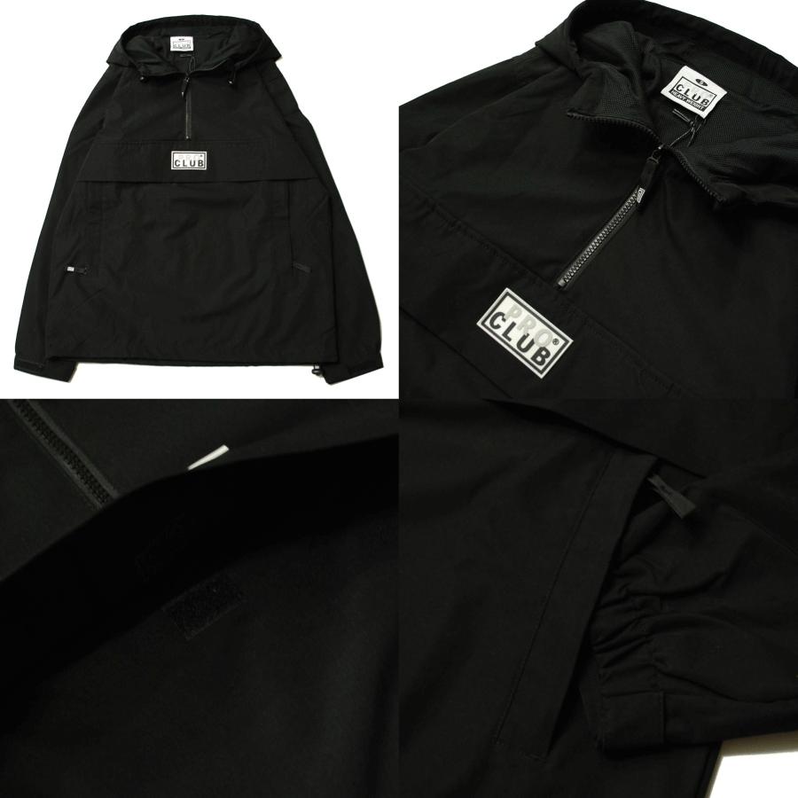 PRO CLUB（プロクラブ） PRO CLUB NYLON ANORAK PULLOVER JACKET