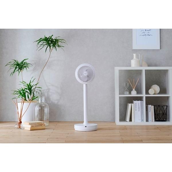 アイリスオーヤマ STF-DCD18T-W サーキュレーター扇風機 デザイン