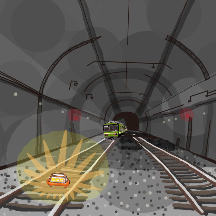 電子発炎筒 ニコハザード 赤 3面発光 LED 警告灯 電池式 マグネット付