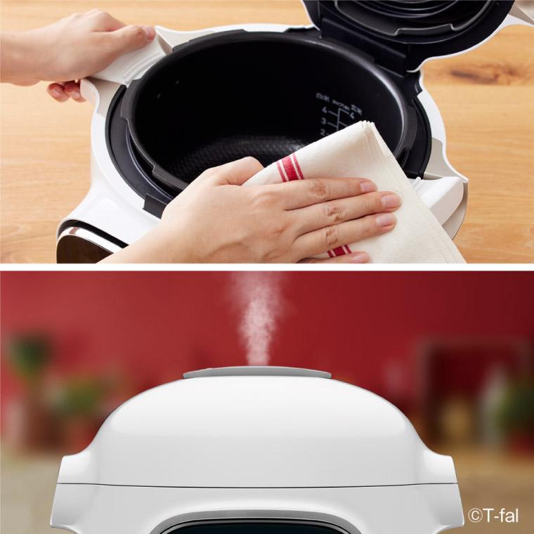 クックフォーミー ティファール T-fal タッチ ホワイト 3L CY9221JP