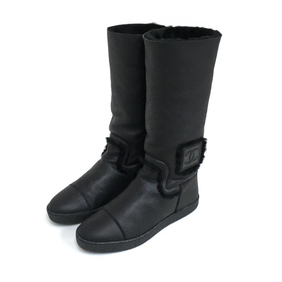 Sports（CHANEL） [中古] シャネル スポーツライン ムートンブーツ #37