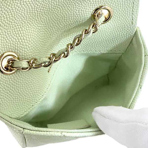 キャビアスキン [未使用] シャネル マトラッセ チェーンベルトバッグ