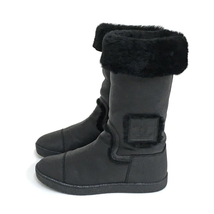 Sports（CHANEL） [中古] シャネル スポーツライン ムートンブーツ #37