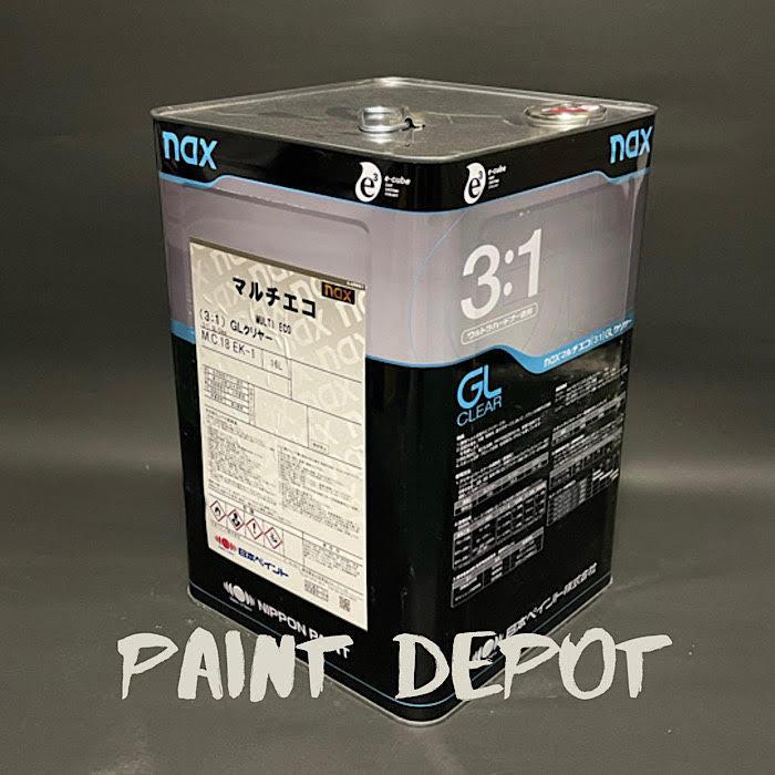 NAX マルチエコ(3:1)GLクリヤー 16L 日本ペイント : Paint Depot