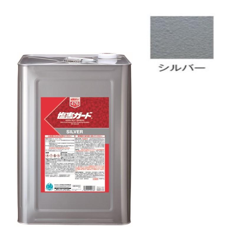 塩害ガード(000476） シルバー 15Kg【イチネンケミカルズ】 : ペイント