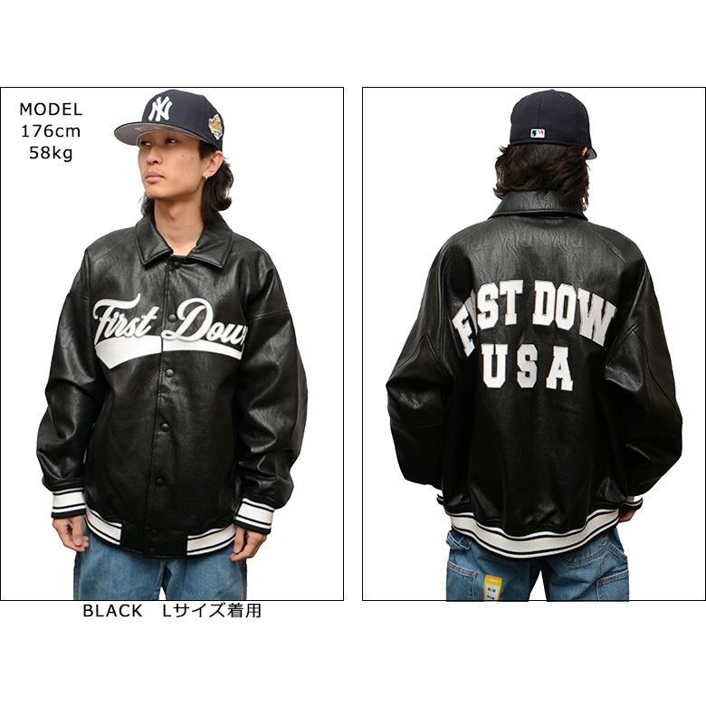 FIRST DOWN（ファーストダウン） ジャケット FIRST DOWN PU VARSITY