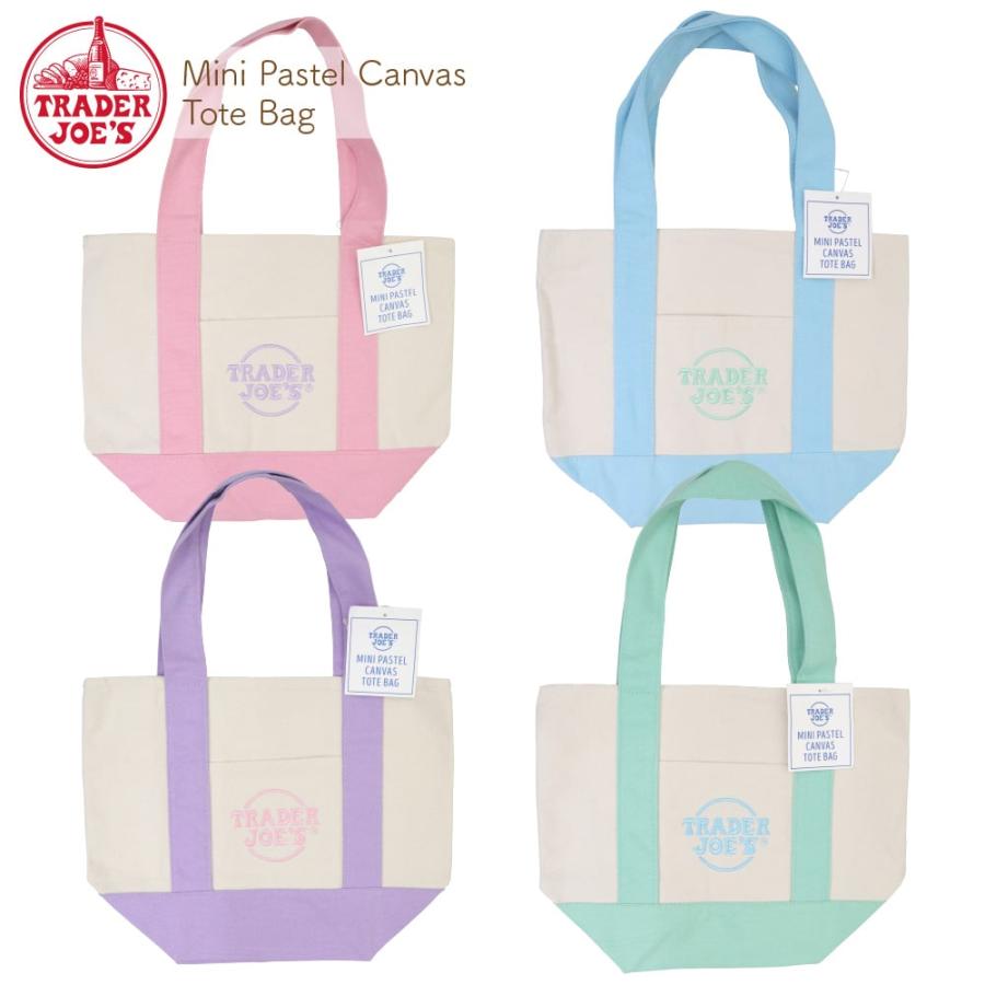 TRADER JOE'S（トレーダージョーズ） ミニ パステル キャンバストート