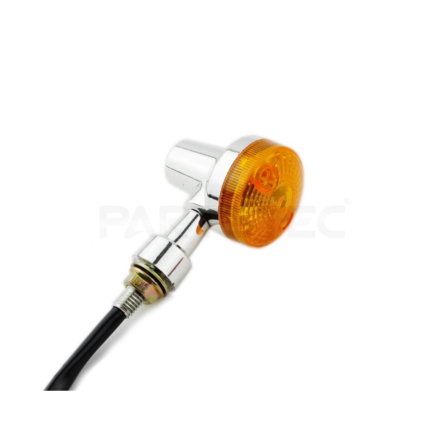 バイク ウインカー 汎用 ミニ メッキ 4個 ハロゲン ウィンカー GS400