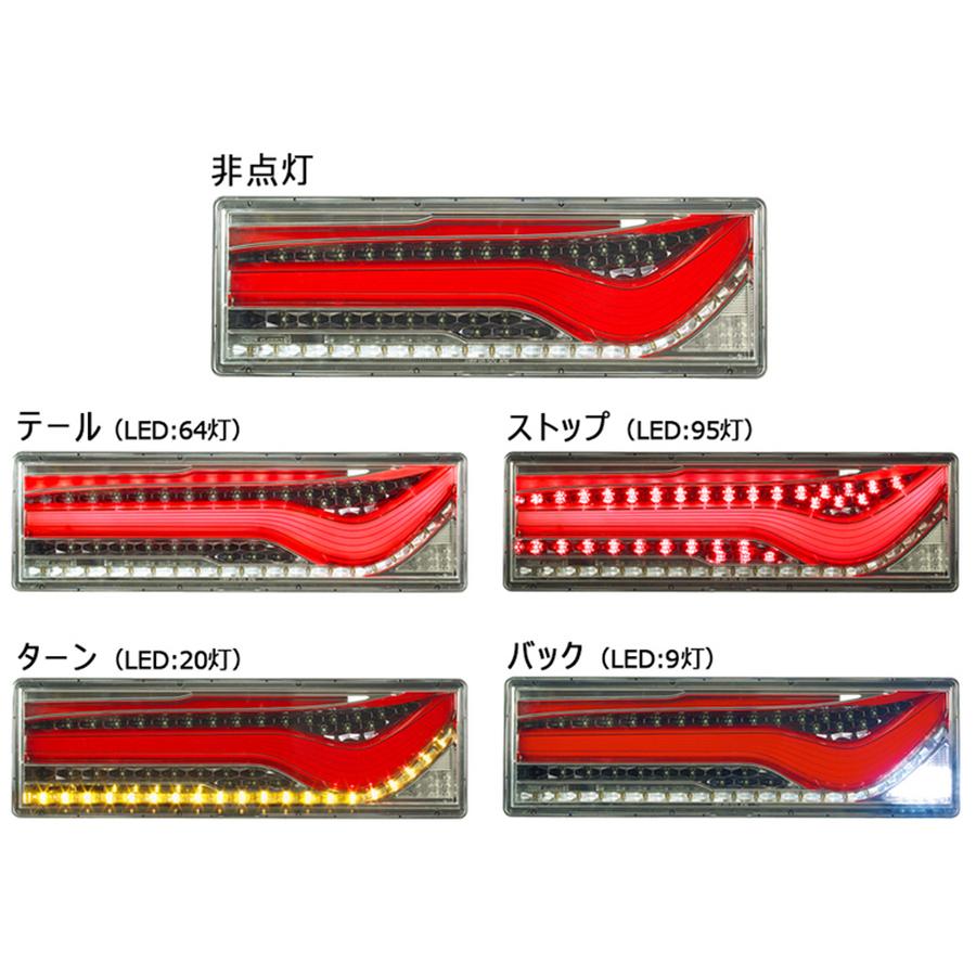 小糸製作所 トラック用 オール LED テールランプ 歌舞伎デザイン