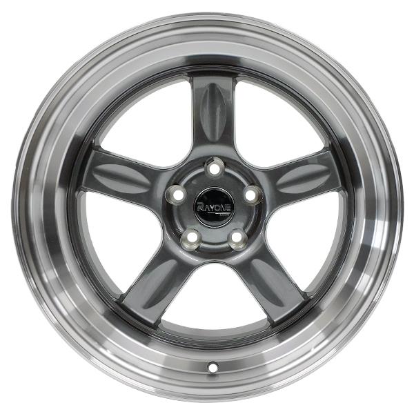 タイヤホイール 4本セット Rayone Racing 5008GM 18インチ 9.5J +10 5H
