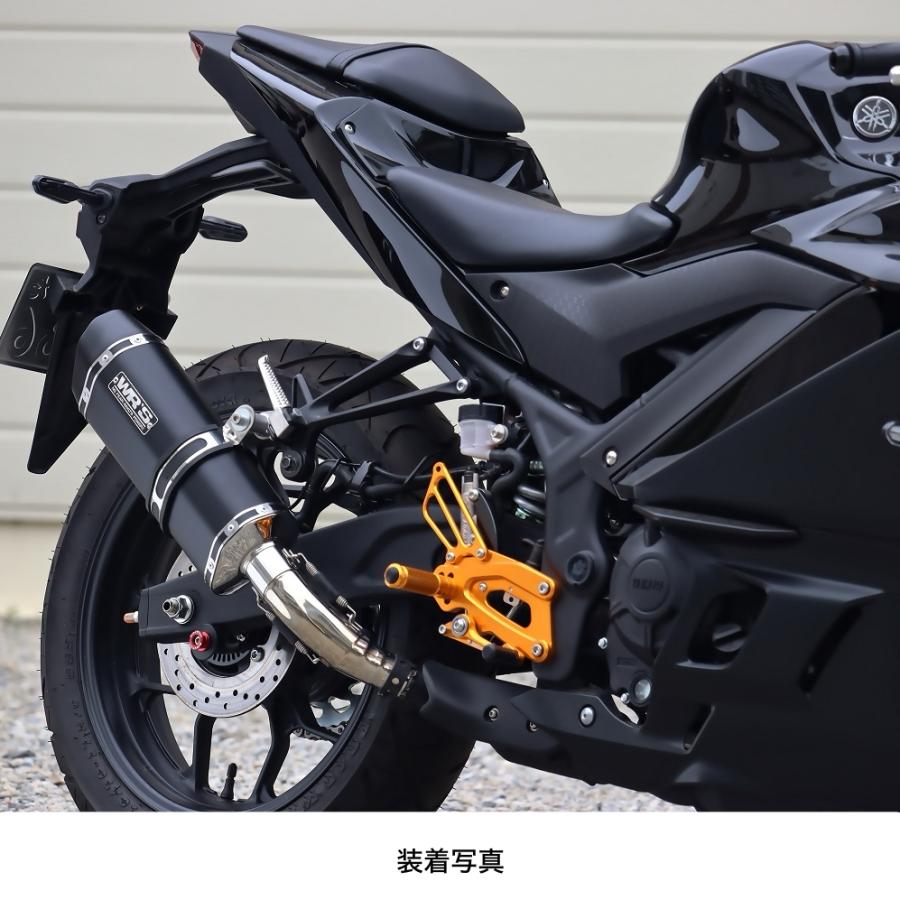 WR'S（ダブルアールズ） YZF-R3/MT-03 SS-OVALスリップオンマフラー（F