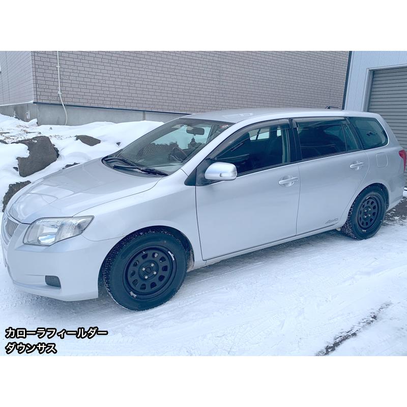 15インチ 鉄ちんホイール 6J +30 4穴 PCD100 マットブラック MC21 MC22