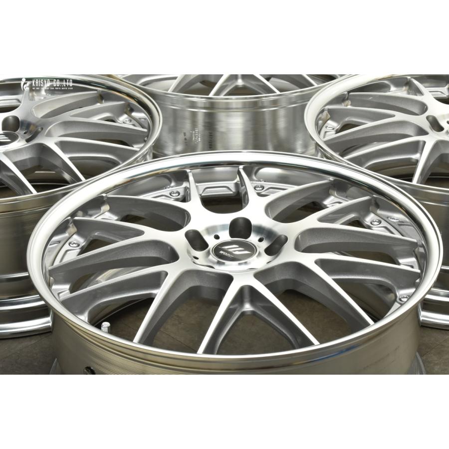 程度良好】WORK ランベック LM7 20in 8.5J +53 PCD114.3 オデッセイ