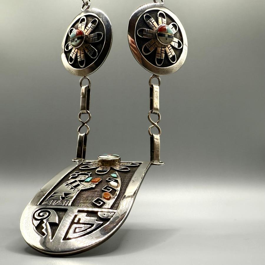 希少！ネックレス ズニ族 ホピ族 インディアンジュエリー/シルバー