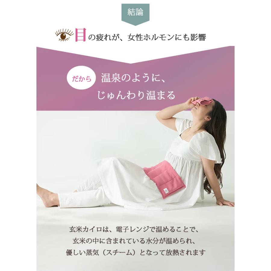 2点セット 玄米ピロー + 専用カバー COCOFA 温活 電子レンジ アイ