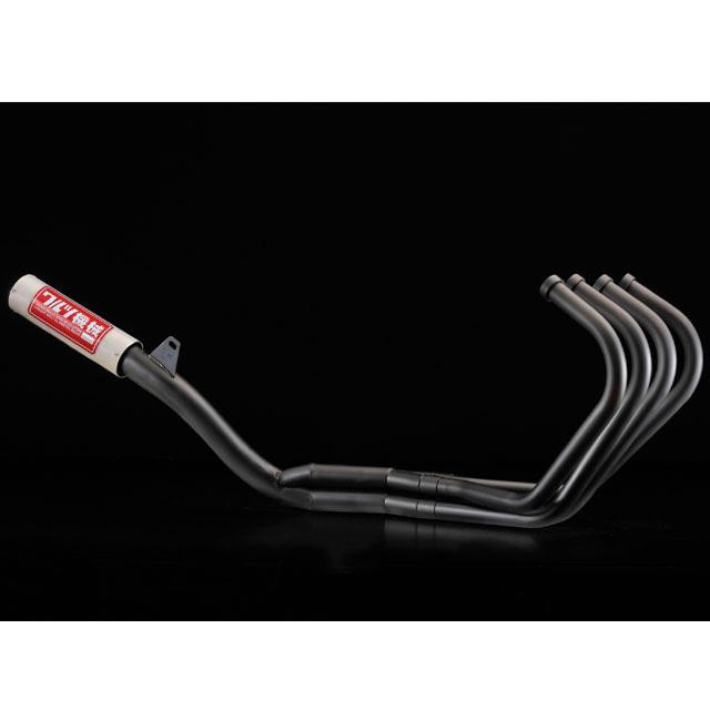 ワルツ機械曲げマフラー ブラック CBX400F パステルロード 【送料無料