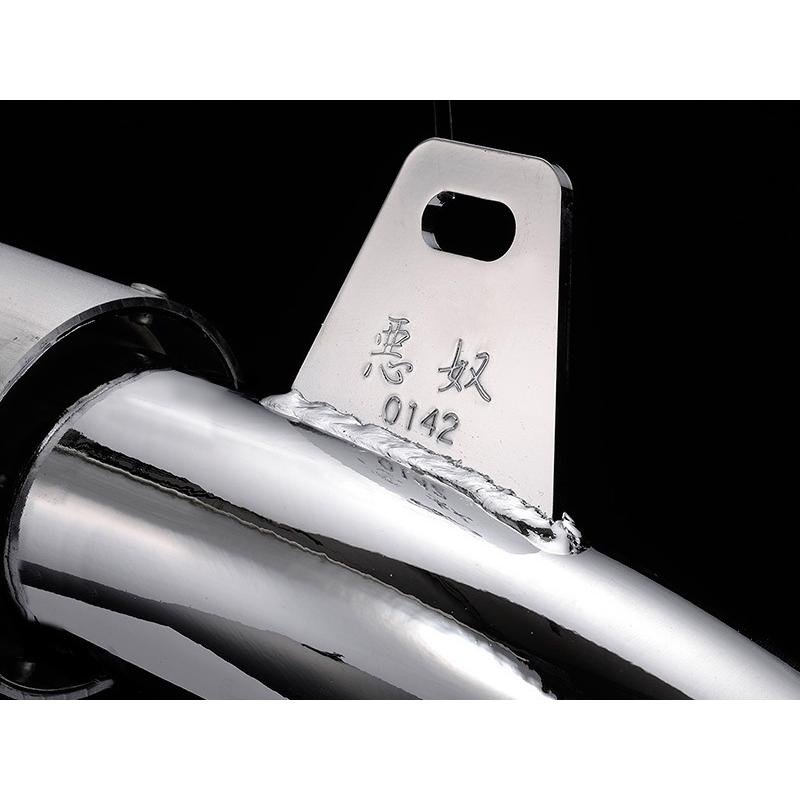 □ワルツ機械曲マフラー□ XJR400 メッキアウタータイプ 【送料無料