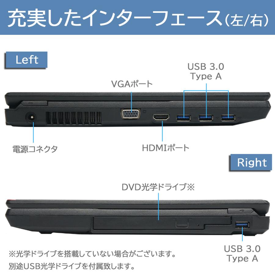 富士通（FUJITSU） ノートPC 中古 ノートパソコン FMV MS Office2021