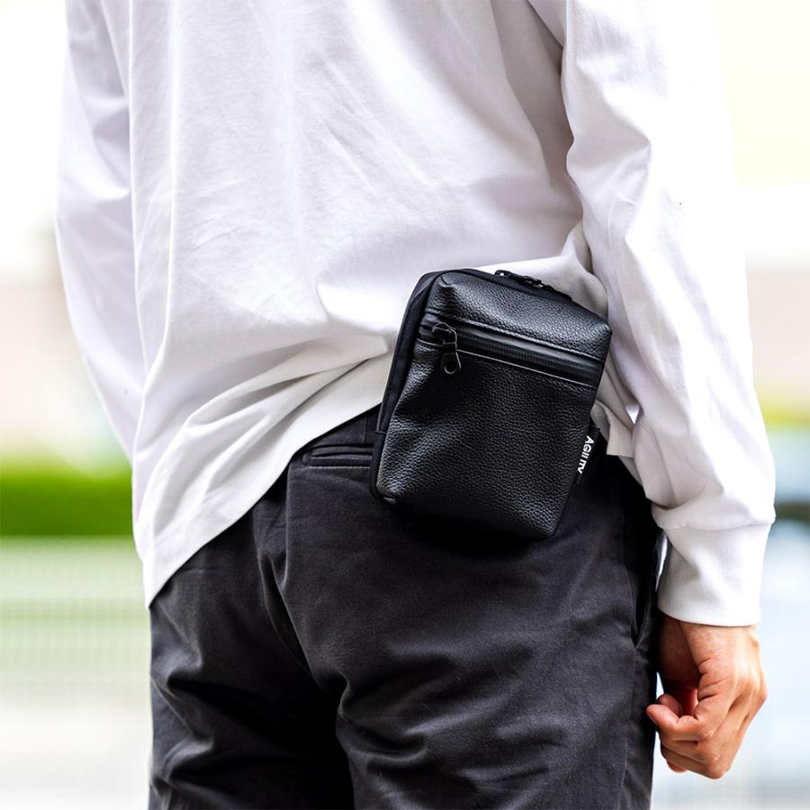 AGILITY（アジリティ） ベルトポーチ 撥水 止水 カラビナ ミニポーチ