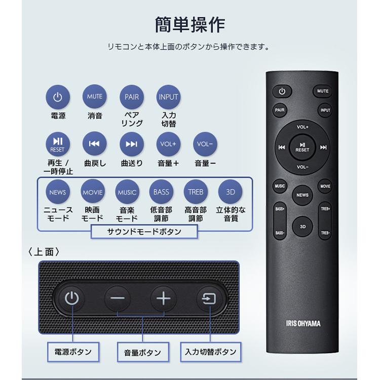 IRIS OHYAMA（アイリスオーヤマ） サウンドスピーカー スピーカー