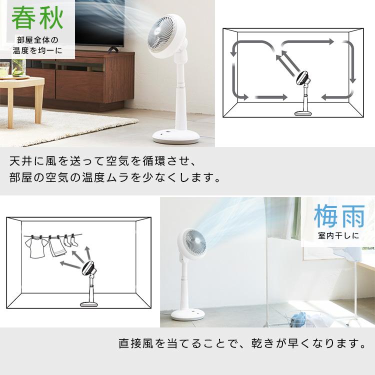 IRIS OHYAMA（アイリスオーヤマ） 扇風機 サーキュレーター dc DC