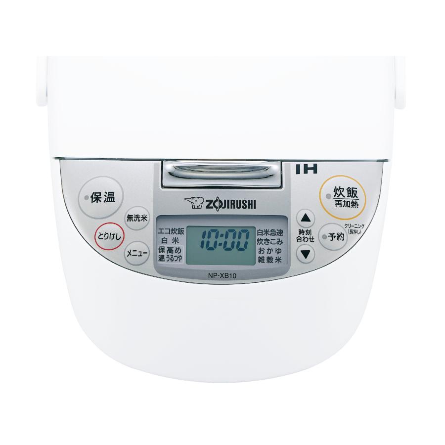中古】 象印 IH炊飯器 NP-XB18 ホワイト 10合 一升 中古】 象印 IH炊飯